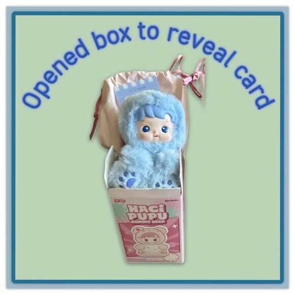 Haci Pupu Gummy Bear Series Vinyl Plush Pendant Blueberry - Picture 9 of 16